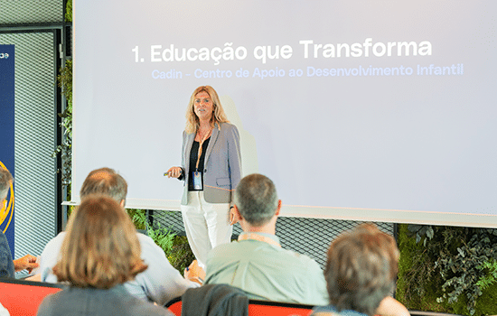 foto de candidata Prémio em apresentação